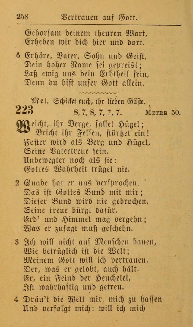 Die allgemeine Lieder-Sammlung zum privat und öffentlichen Gottes-Dienst: mit fleiß zusammengetragen (2nd Aufl.) page 258