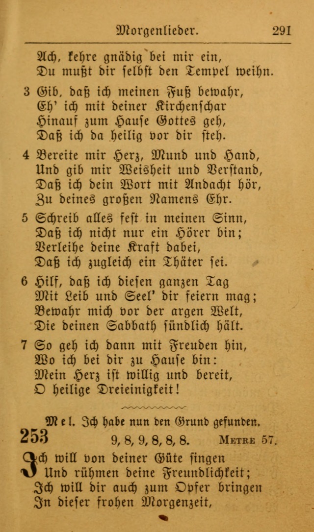 Die allgemeine Lieder-Sammlung zum privat und öffentlichen Gottes-Dienst: mit fleiß zusammengetragen (2nd Aufl.) page 291