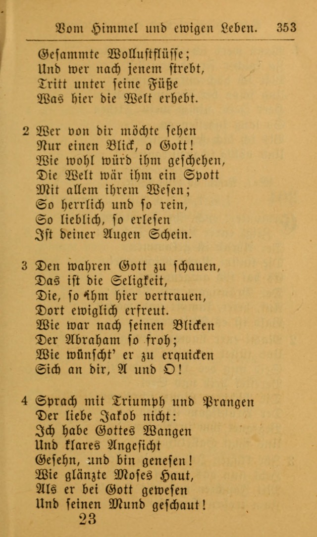 Die allgemeine Lieder-Sammlung zum privat und öffentlichen Gottes-Dienst: mit fleiß zusammengetragen (2nd Aufl.) page 353