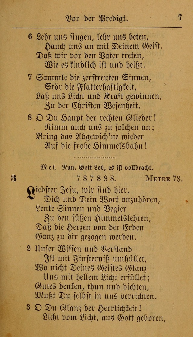 Allgemeine Lieder-Sammlung: zum Gebrauch für den privaten und öffentlichen Gottesdienst. (6th Aufl.) page 11