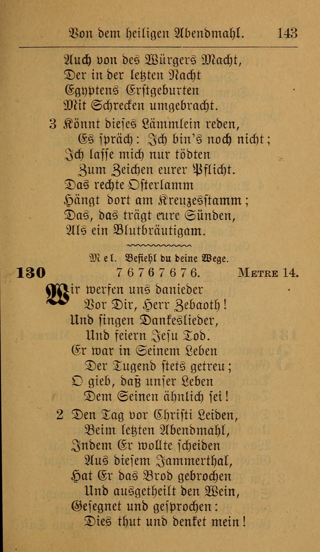 Allgemeine Lieder-Sammlung: zum Gebrauch für den privaten und öffentlichen Gottesdienst. (6th Aufl.) page 149