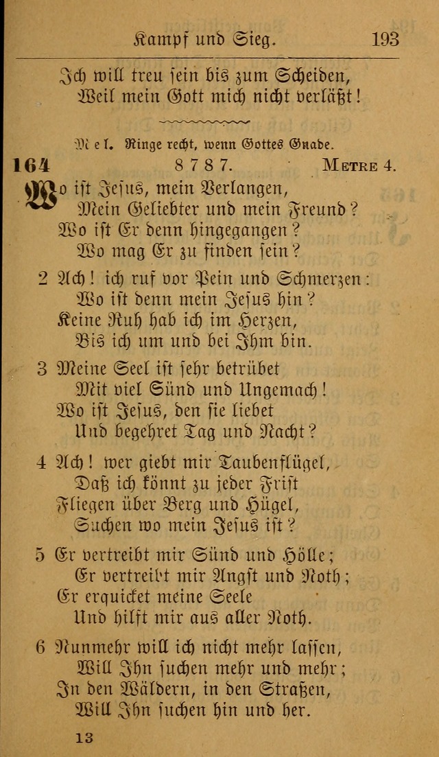 Allgemeine Lieder-Sammlung: zum Gebrauch für den privaten und öffentlichen Gottesdienst. (6th Aufl.) page 199