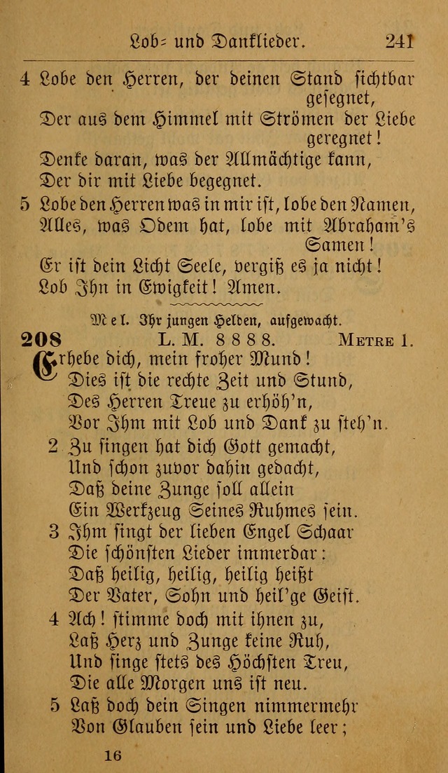 Allgemeine Lieder-Sammlung: zum Gebrauch für den privaten und öffentlichen Gottesdienst. (6th Aufl.) page 247