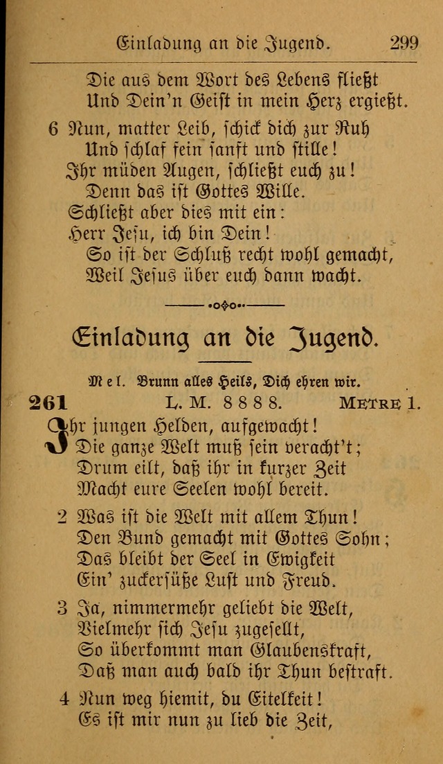 Allgemeine Lieder-Sammlung: zum Gebrauch für den privaten und öffentlichen Gottesdienst. (6th Aufl.) page 305