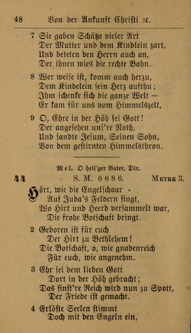 Allgemeine Lieder-Sammlung: zum Gebrauch für den privaten und öffentlichen Gottesdienst. (6th Aufl.) page 52