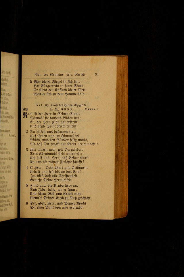 Allgemeine Lieder-Sammlung: zum Gebrauch für den privaten und öffentlichen Gottesdienst. (6th Aufl.) page 95