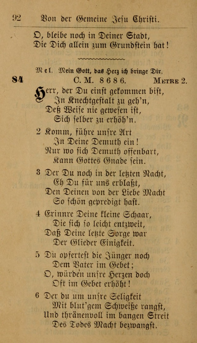 Allgemeine Lieder-Sammlung: zum Gebrauch für den privaten und öffentlichen Gottesdienst. (6th Aufl.) page 98