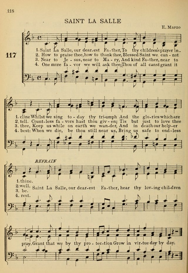 The De La Salle Hymnal: for Catholic schools and choirs page 120