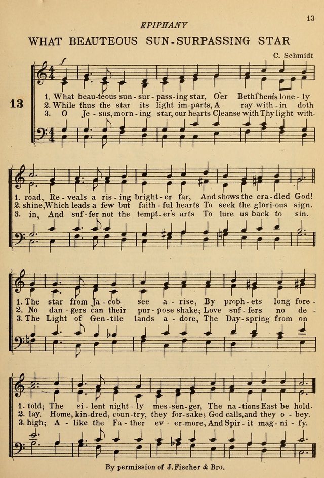 The De La Salle Hymnal: for Catholic schools and choirs page 13