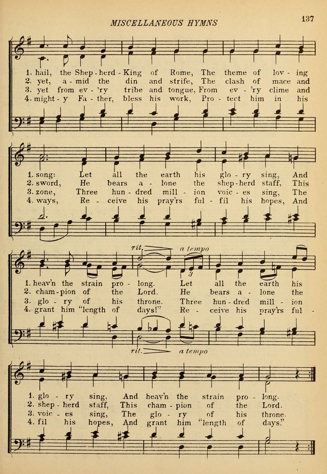 The De La Salle Hymnal: for Catholic schools and choirs page 139