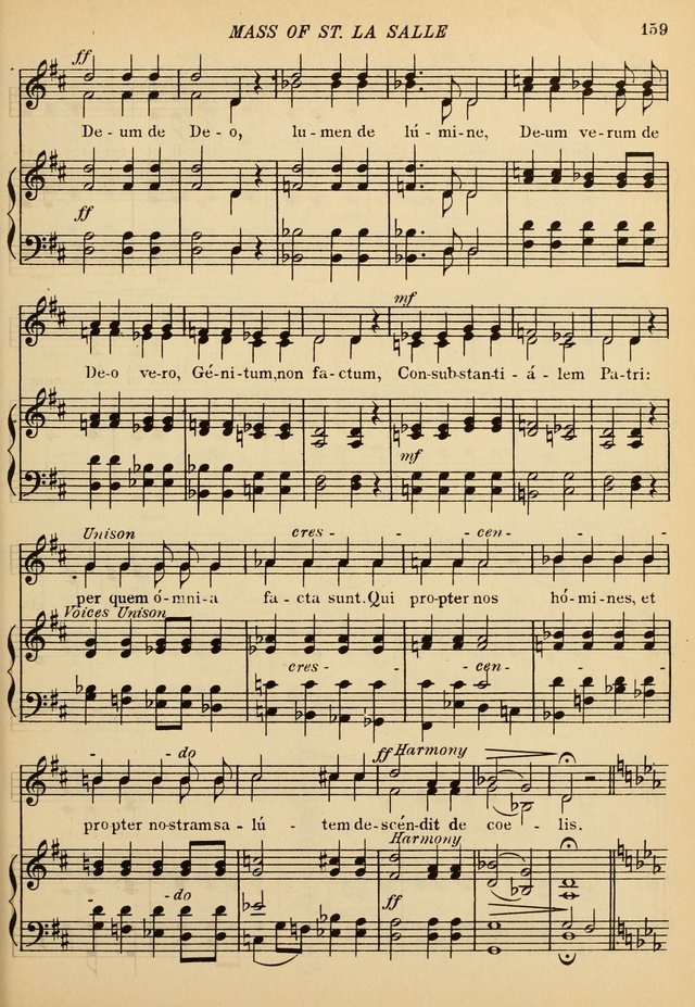 The De La Salle Hymnal: for Catholic schools and choirs page 161