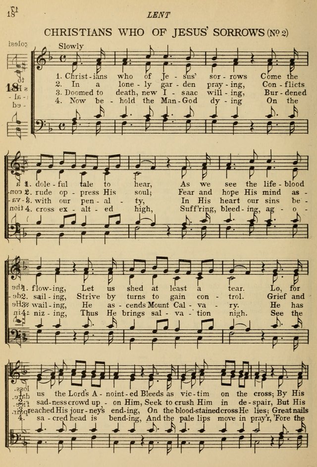 The De La Salle Hymnal: for Catholic schools and choirs page 18