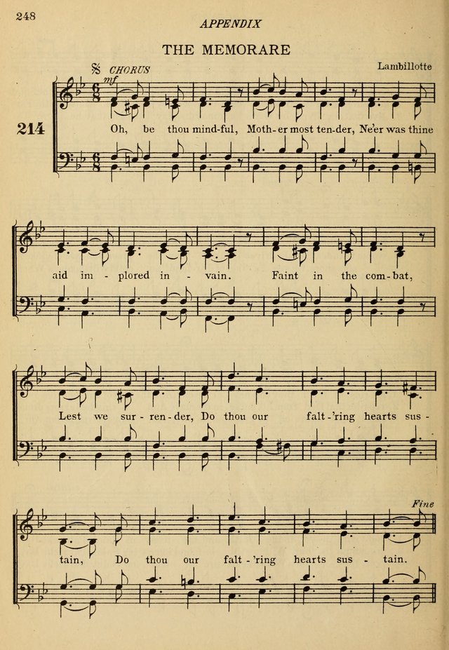The De La Salle Hymnal: for Catholic schools and choirs page 254
