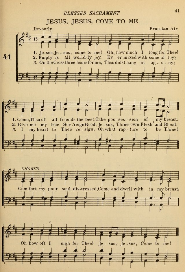The De La Salle Hymnal: for Catholic schools and choirs page 41