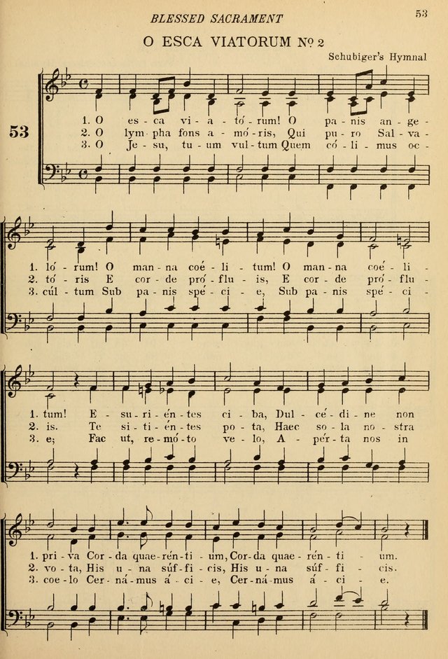The De La Salle Hymnal: for Catholic schools and choirs page 53