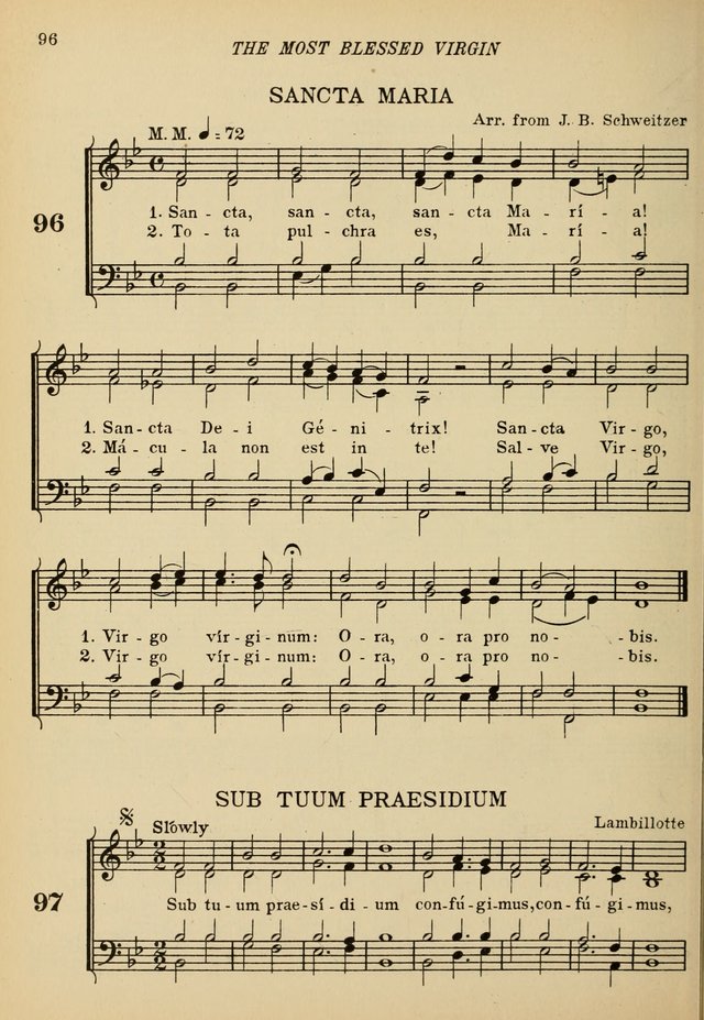 The De La Salle Hymnal: for Catholic schools and choirs page 98
