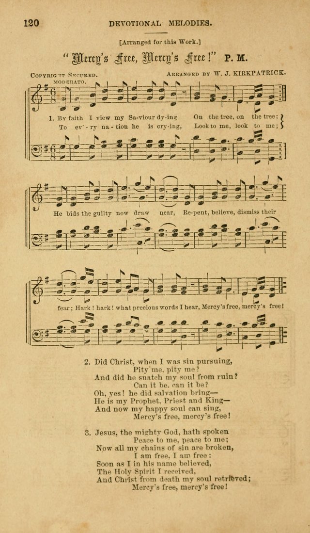 Devotional Melodies: or, a collection of original and selected tunes and hymns, designed for congregational and social worship. (2nd ed.) page 127