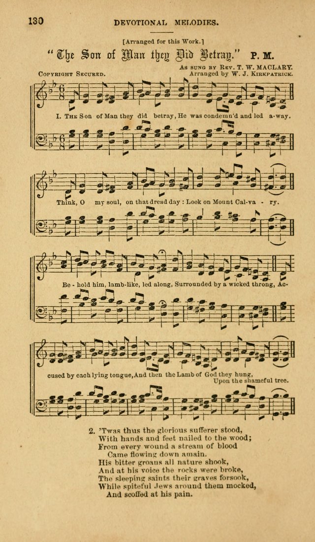 Devotional Melodies: or, a collection of original and selected tunes and hymns, designed for congregational and social worship. (2nd ed.) page 137
