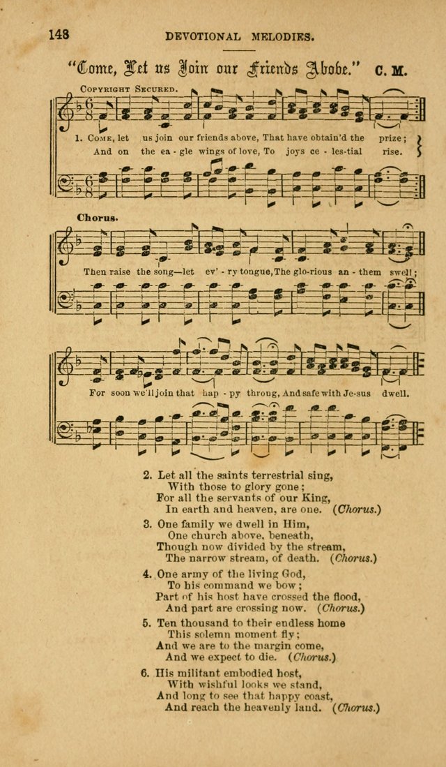 Devotional Melodies: or, a collection of original and selected tunes and hymns, designed for congregational and social worship. (2nd ed.) page 155