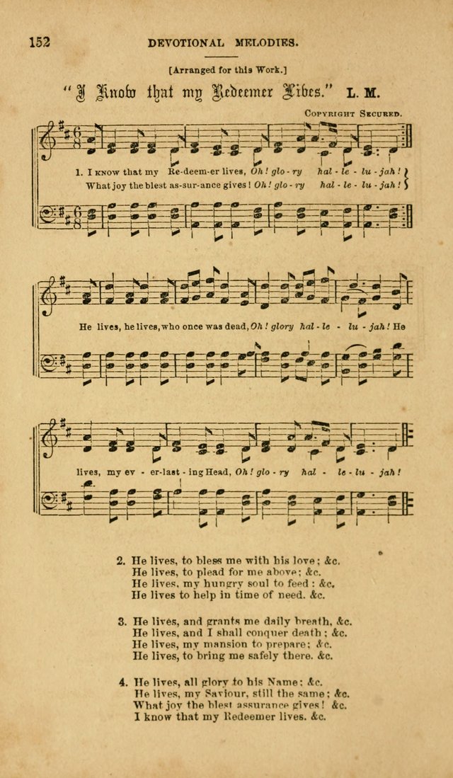 Devotional Melodies: or, a collection of original and selected tunes and hymns, designed for congregational and social worship. (2nd ed.) page 159