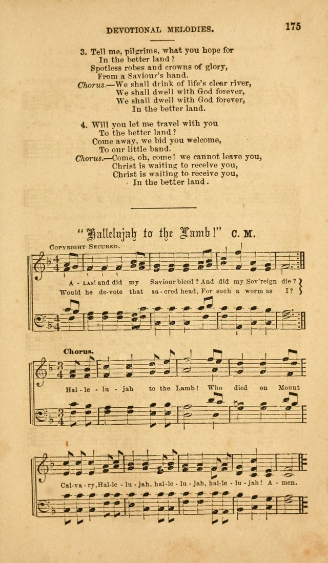 Devotional Melodies: or, a collection of original and selected tunes and hymns, designed for congregational and social worship. (2nd ed.) page 182