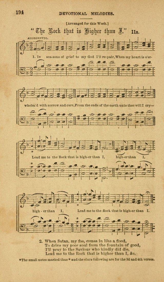 Devotional Melodies: or, a collection of original and selected tunes and hymns, designed for congregational and social worship. (2nd ed.) page 201