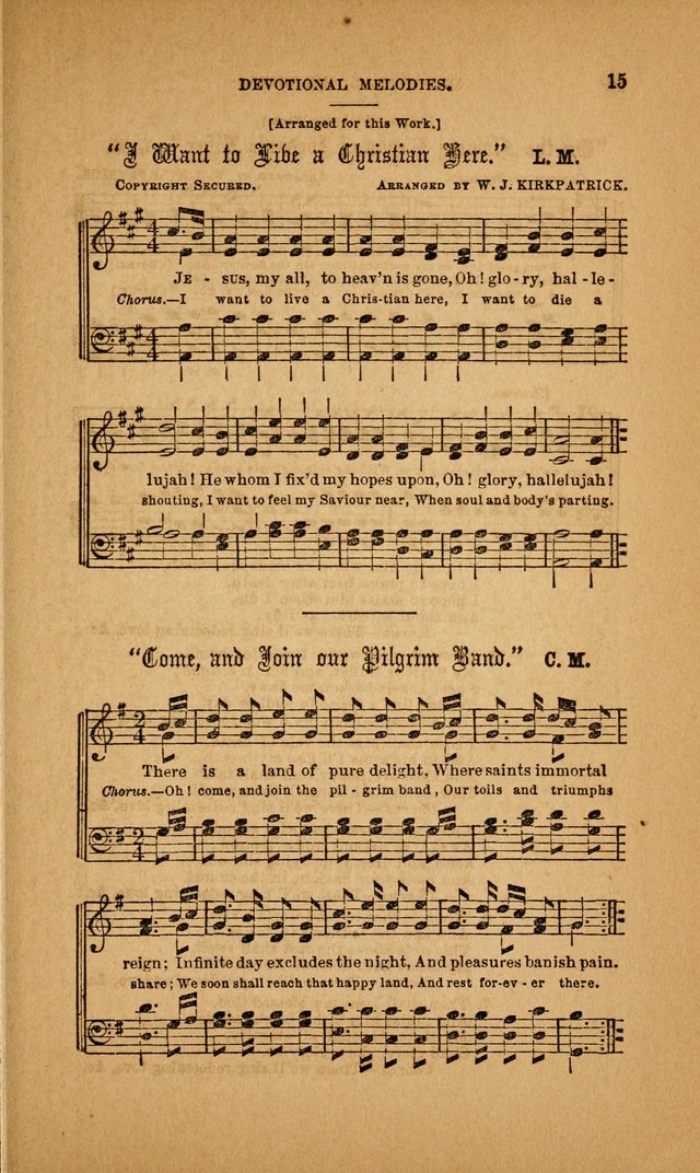 Devotional Melodies; or, a collection of original and selected tunes and hymns, designed for congregational and social worship. (3rd ed.) page 16