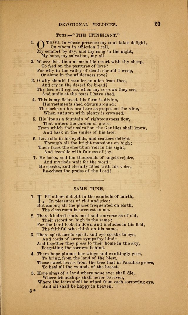 Devotional Melodies; or, a collection of original and selected tunes and hymns, designed for congregational and social worship. (3rd ed.) page 30