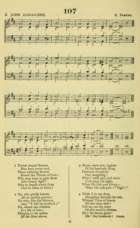 The Durham Mission Tune Book: with supplement, containting one hundred and fifty-nine hymn tunes, chants and litanies for the durham mission hymn-book (2nd ed.) page 86