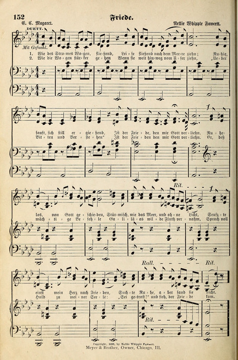 Die Palme No. 3: für Kirchen-Chöre, Sänger, u.s.w. page 152