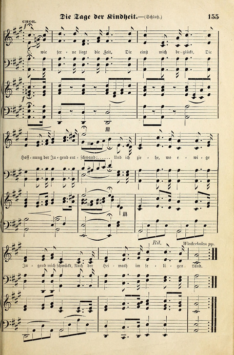 Die Palme No. 3: für Kirchen-Chöre, Sänger, u.s.w. page 155