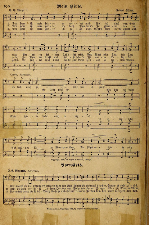 Die Palme No. 3: für Kirchen-Chöre, Sänger, u.s.w. page 190