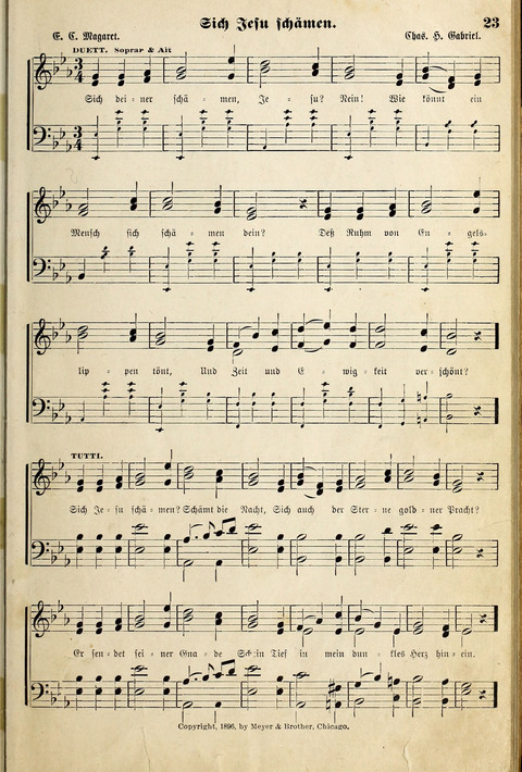 Die Palme No. 3: für Kirchen-Chöre, Sänger, u.s.w. page 23