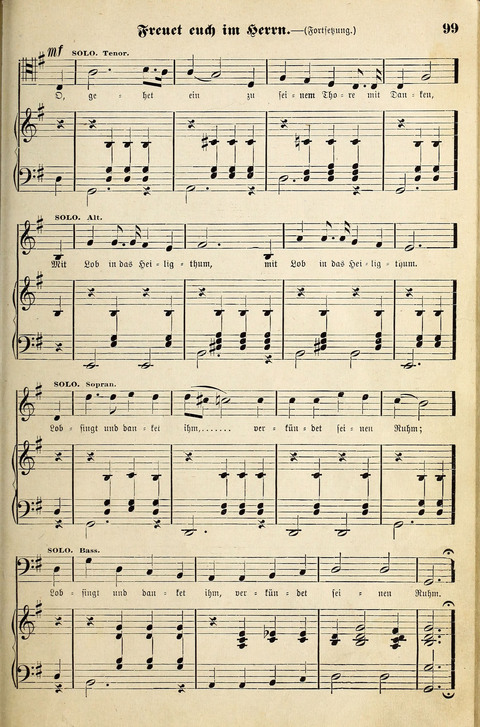 Die Palme No. 3: für Kirchen-Chöre, Sänger, u.s.w. page 99