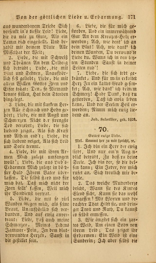 Die Psalmen Davids: nebst einer Sammlung Geistlicher lieder für Oeffentlichen und Privat-Gottesdienst page 171
