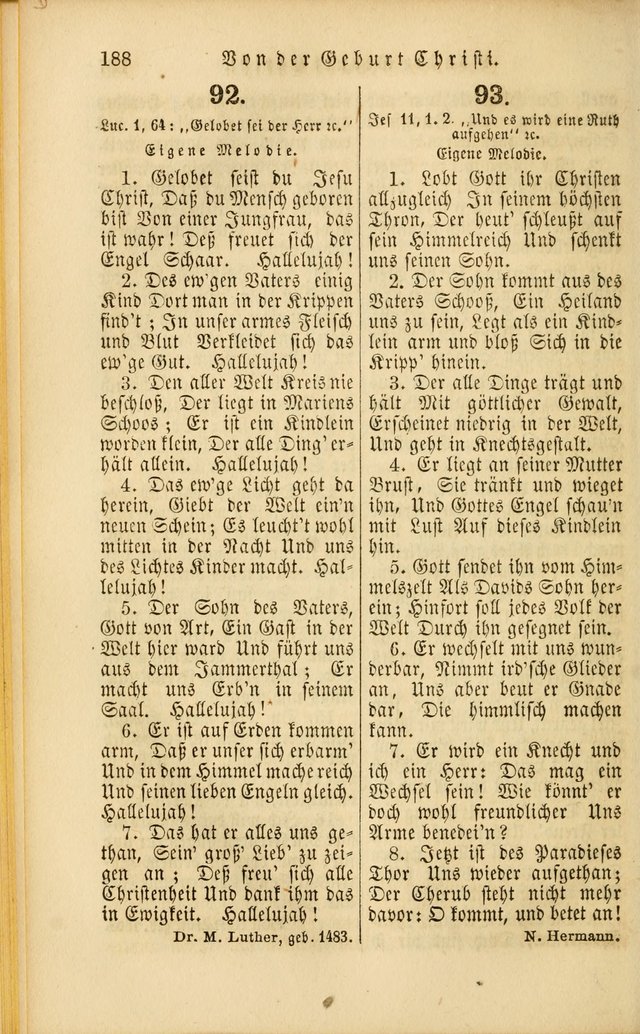 Die Psalmen Davids: nebst einer Sammlung Geistlicher lieder für Oeffentlichen und Privat-Gottesdienst page 188