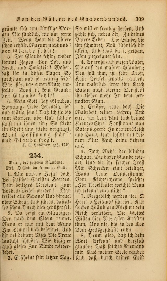 Die Psalmen Davids: nebst einer Sammlung Geistlicher lieder für Oeffentlichen und Privat-Gottesdienst page 311