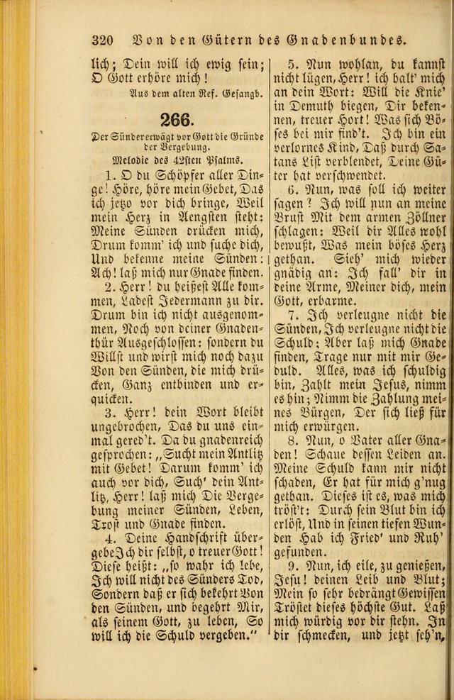 Die Psalmen Davids: nebst einer Sammlung Geistlicher lieder für Oeffentlichen und Privat-Gottesdienst page 322