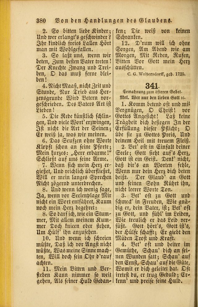 Die Psalmen Davids: nebst einer Sammlung Geistlicher lieder für Oeffentlichen und Privat-Gottesdienst page 382