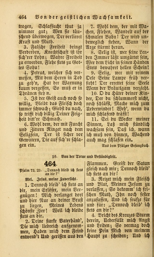 Die Psalmen Davids: nebst einer Sammlung Geistlicher lieder für Oeffentlichen und Privat-Gottesdienst page 466