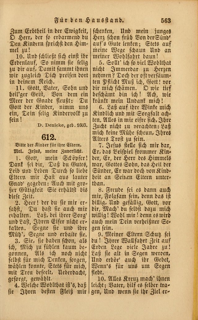 Die Psalmen Davids: nebst einer Sammlung Geistlicher lieder für Oeffentlichen und Privat-Gottesdienst page 565