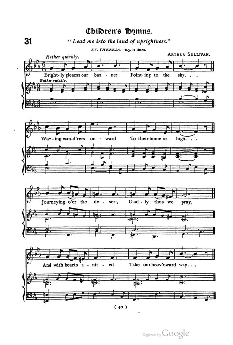 The Day School Hymn Book: with tunes (New and enlarged edition) page 40