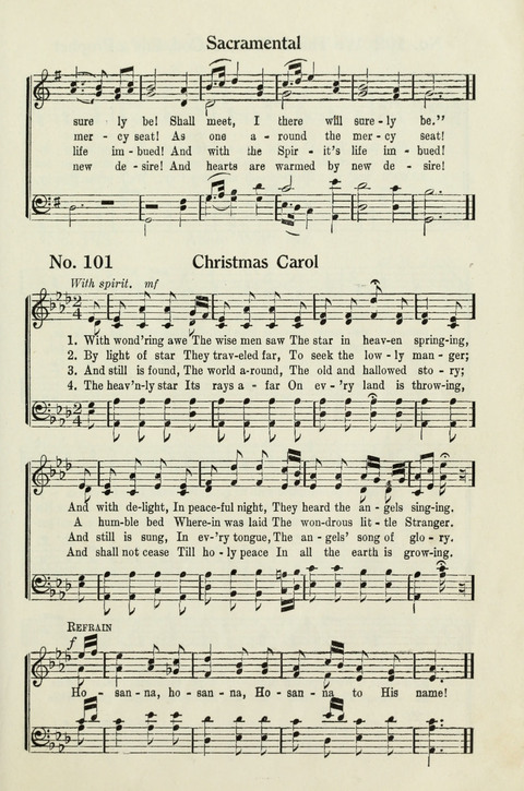 Deseret Sunday School Songs page 101
