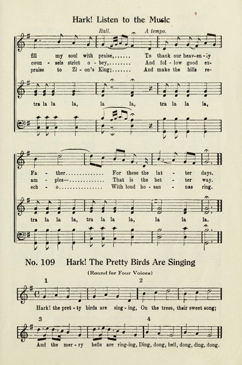 Deseret Sunday School Songs page 109