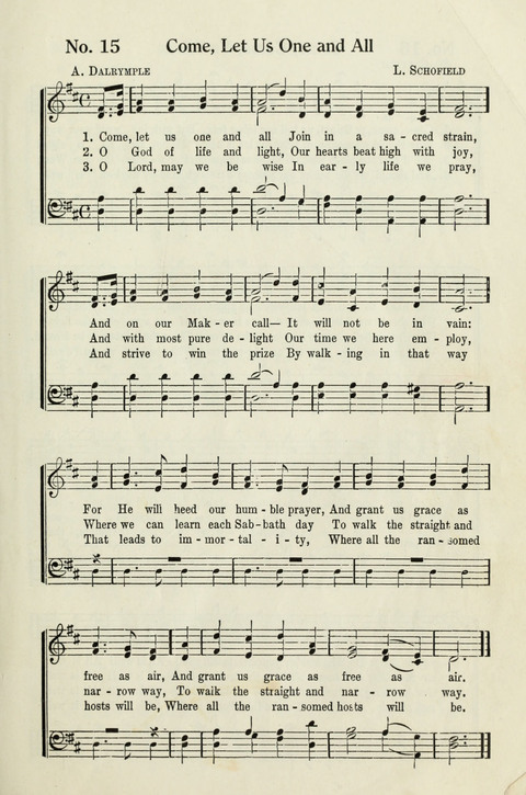 Deseret Sunday School Songs page 15