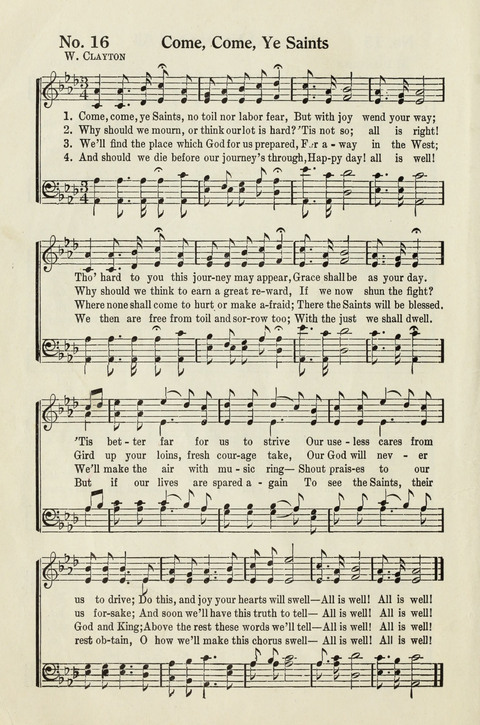 Deseret Sunday School Songs page 16