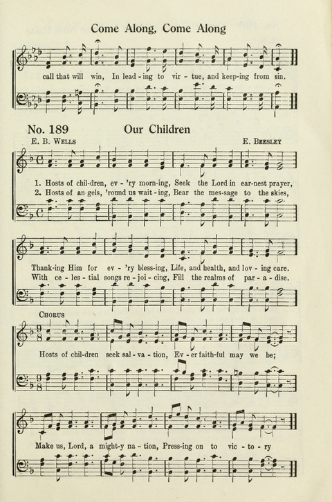 Deseret Sunday School Songs page 189