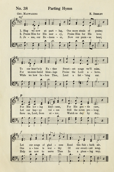 Deseret Sunday School Songs page 38