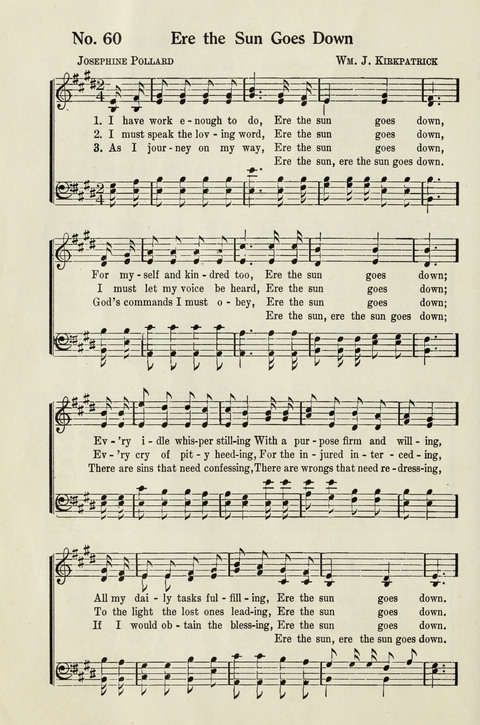 Deseret Sunday School Songs page 60
