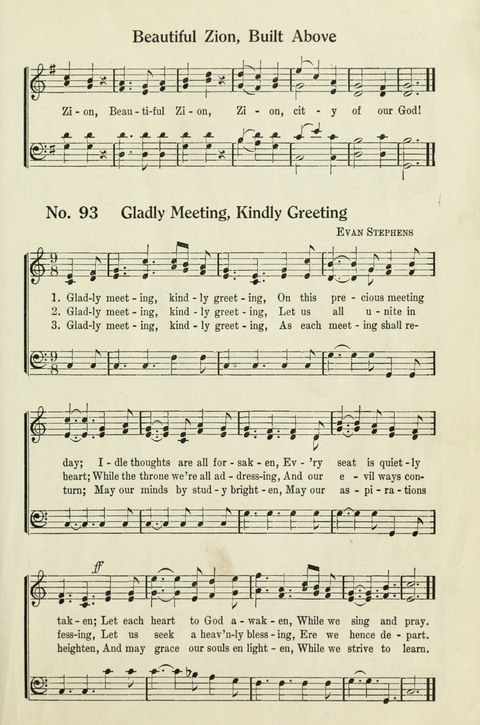 Deseret Sunday School Songs page 93